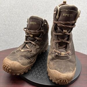 XPETI Hiking Boots Womens Size 11 Brown DIMO Waterproof Trail Lace Up Outdoor